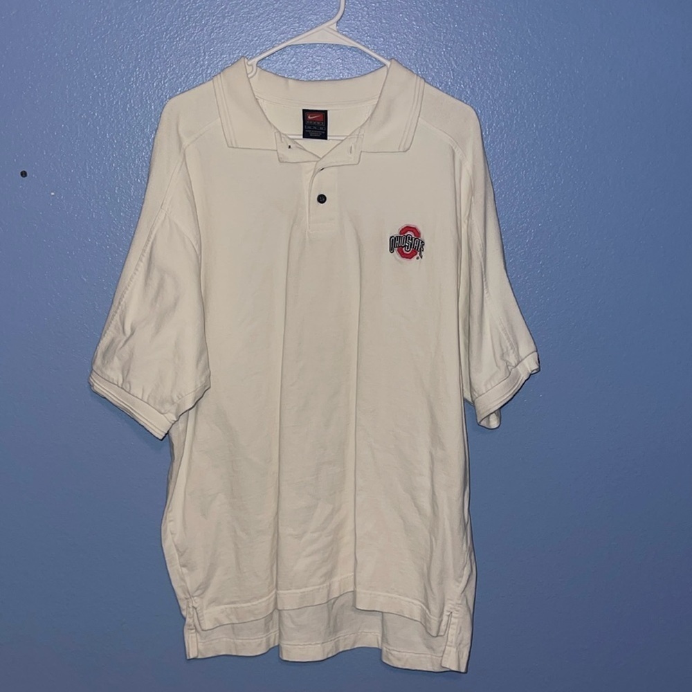 Nike Ohio State University white polo - size XL. CC